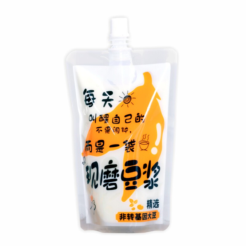 豆浆袋一次性袋浆豆饮包装袋早餐奶热子打包袋豆浆自立吸嘴袋自封