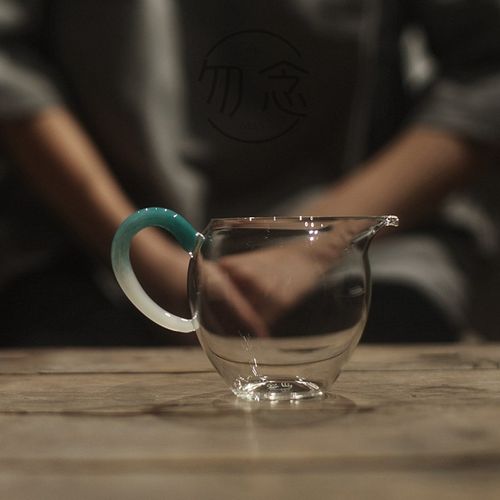 勿念《小草堂》玻璃公道杯 耐热高透 分茶器小号 女生茶具
