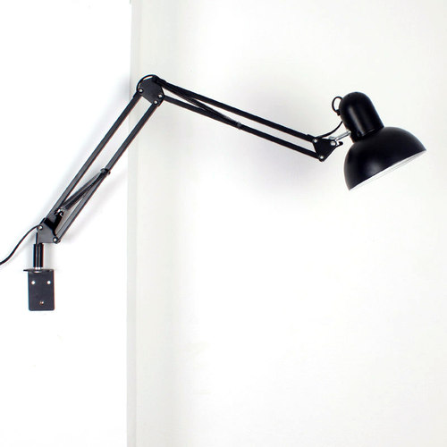 长臂折叠壁灯多功能壁挂两用台灯维修书桌阅读灯免接线插头式