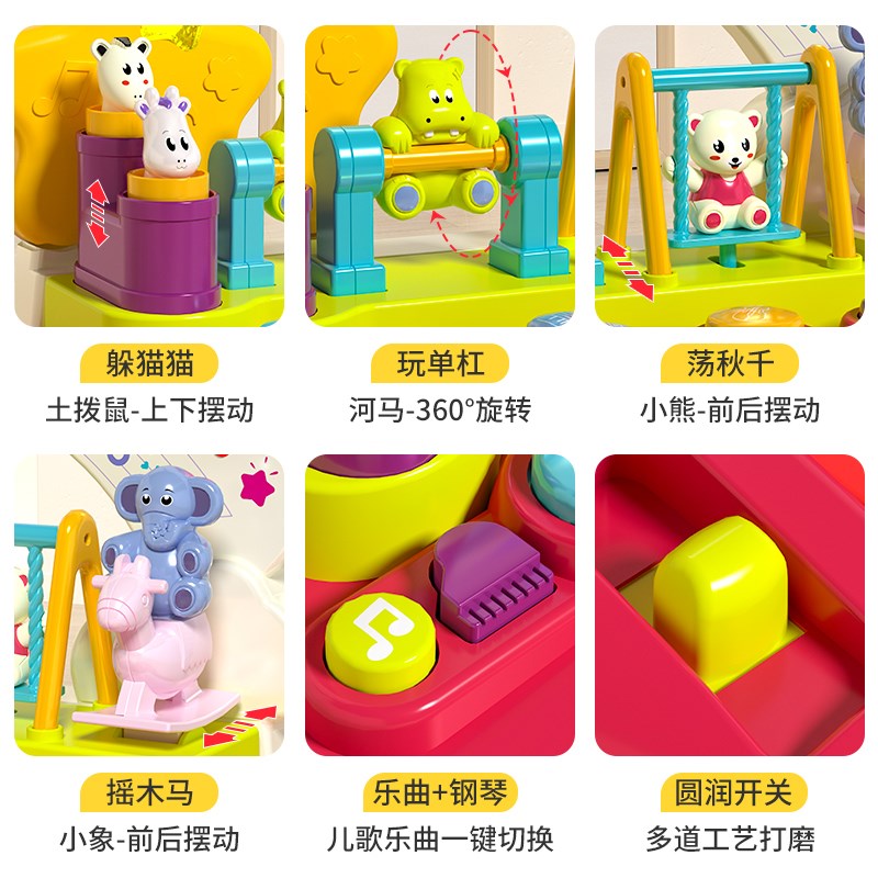 多雨电子琴能宝玩具1-3岁2儿童谷功宝小钢琴婴幼儿6个月8音乐启蒙