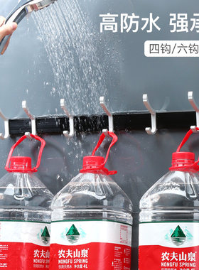 吸壁式挂钩强力粘钩粘胶门后排钩挂衣架壁挂墙上承重挂衣钩衣帽钩