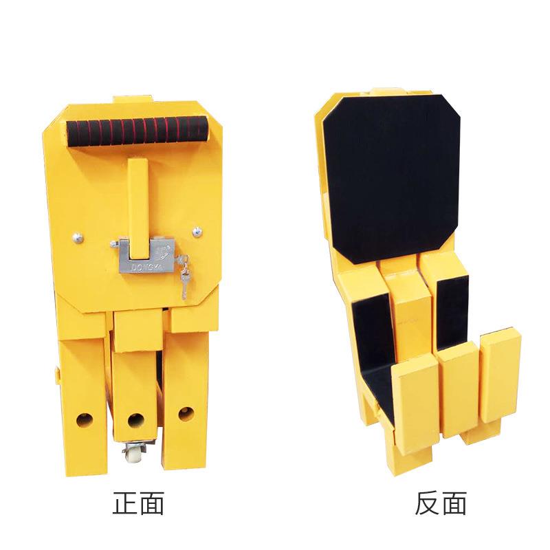 大三叉车轮锁加厚重型车锁加重专用锁大货车防盗汽车轮胎锁车器