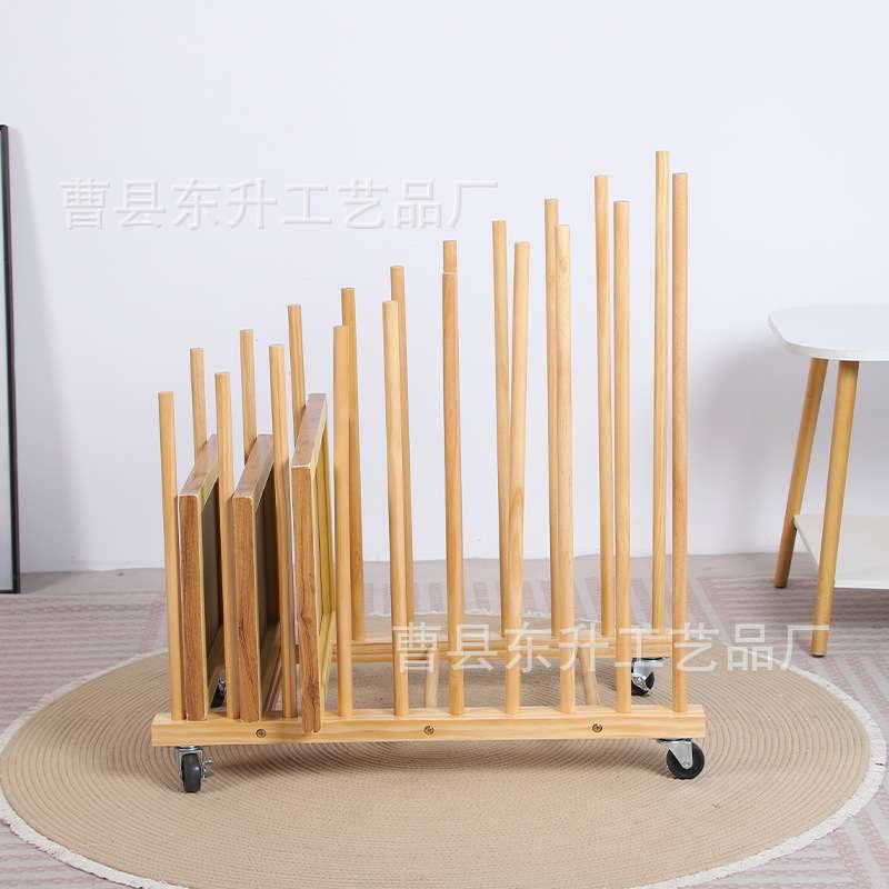 现货油画收纳架多格帆布画储物架油画收纳架油画晾干架摆放架