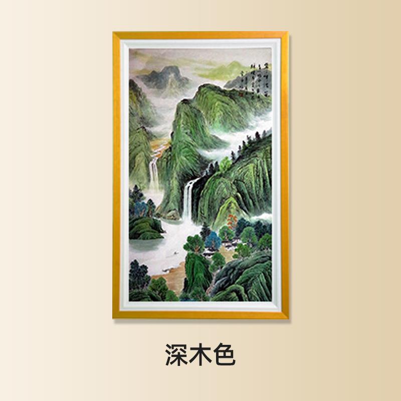 智能电子壁挂画框广告机多尺寸高清定 制艺术实木相框广告机触屏