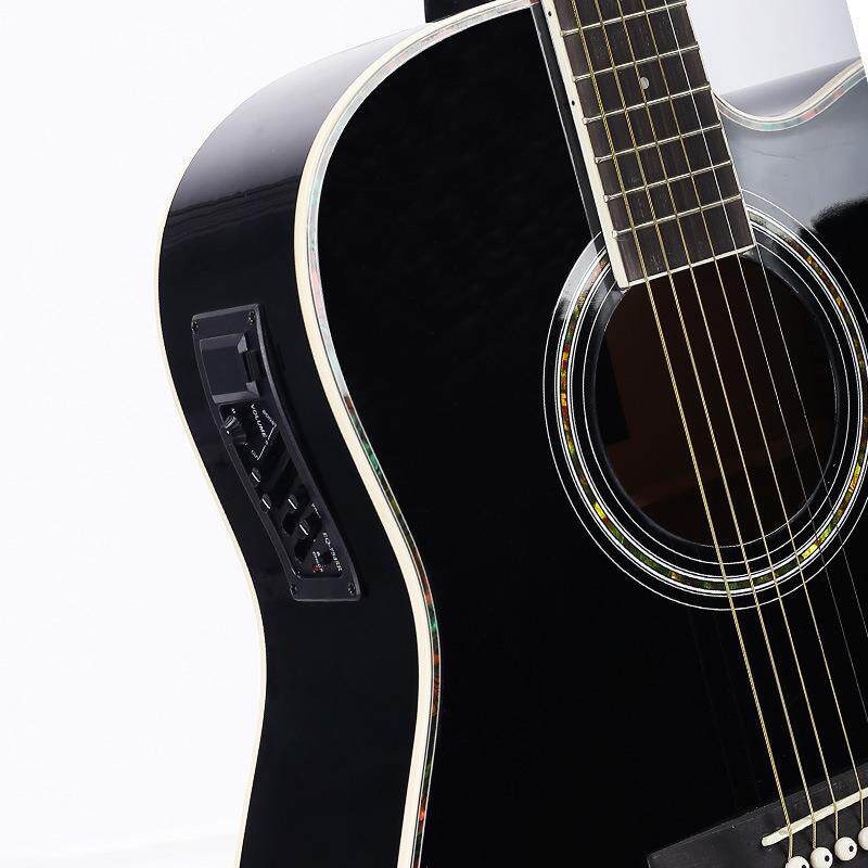 工厂直供41寸民谣吉他电箱带EQ椴木吉它初学者入门练习吉他guitar