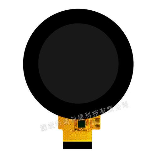2.1寸IPS液晶480x480圆形显示屏RGB18位TFT LCD触摸屏带CTP电容屏