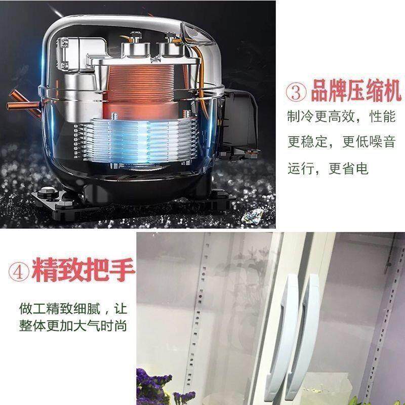 花店冷藏鲜花保鲜柜风冷无霜展示柜商用双门三门冰箱花艺冰柜