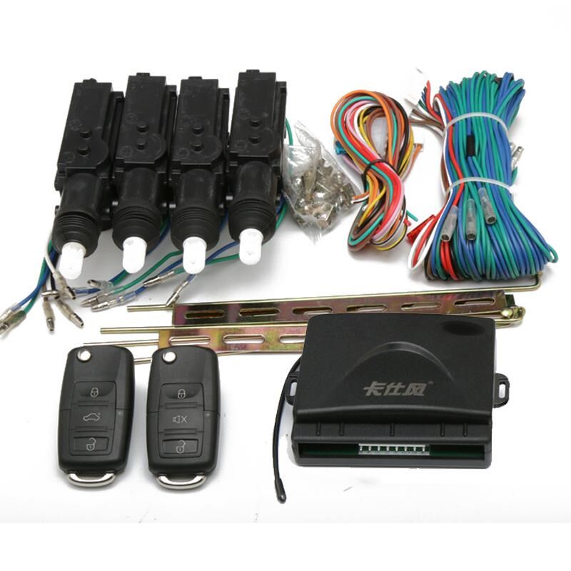 卡仕风 12V通用A6款 12V 带遥控中控锁 电动车 汽车 防盗器 免破
