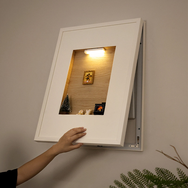 竖版电表箱装饰画可磁吸2024新款配电箱遮挡挂画diy电闸发光壁画