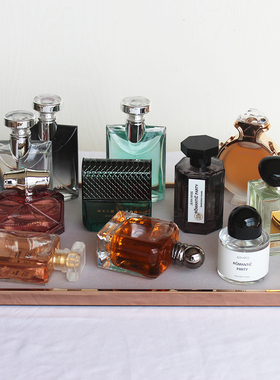 样板间样板房香水摆件衣帽间梳妆台柜子洗手间卫浴摆设香水瓶道具