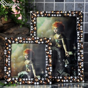 罗兰神秘欧式 复古金属创意摆台相框组合相架4寸7寸儿童宝宝相架