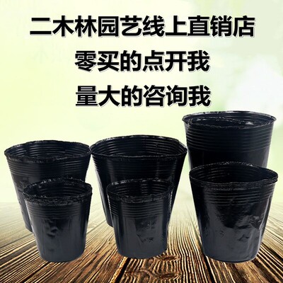 营养钵营养杯育苗杯一次性加厚黑色种植育苗盆营养袋育苗袋大小号