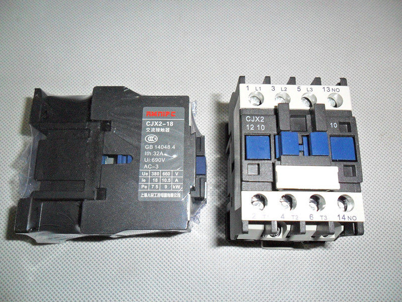 交流接触器CJX2-1810 220V LC1-D接触器 银点 18A