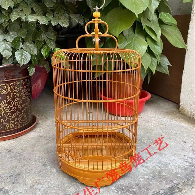 水鸫笼 杂雀笼清远笼 金青石燕 绣眼 芙蓉 竹制高装老竹 广式