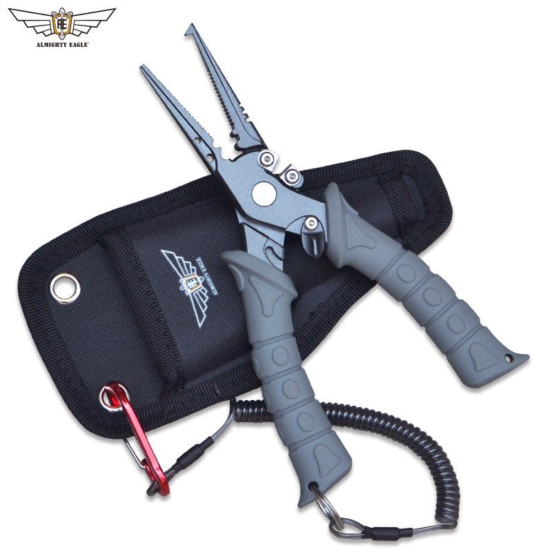 全钢精铸加长钓鱼钳子多功能路亚钳摘钩剪鱼线控鱼工具鱼具用品,户外/登山/野营/旅行用品,路亚钳,淘宝优惠券,粉丝福利购,淘宝优惠卷