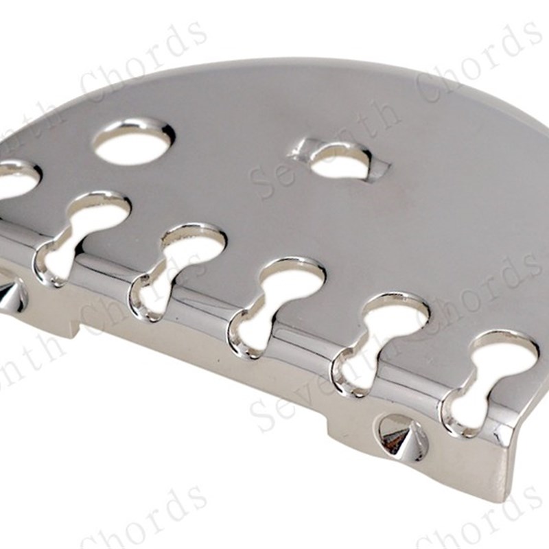 新款电吉他琴桥拉弦板弦桥 BG-6009 银色
