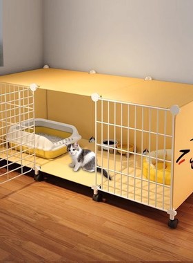 猫笼子家用别墅室内超大自由空间组装猫舍小猫屋猫窝猫笼家用室内
