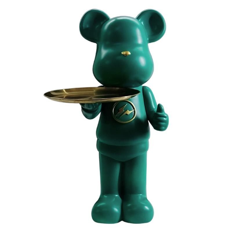 客厅电视柜两边沙发旁边的大型大号感玄关落地托盘装饰品摆件