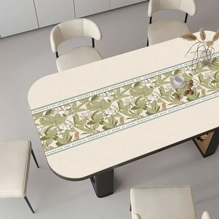 大圆角餐桌垫pvc皮革桌垫桌面保护客厅茶几防水防油防烫免洗桌布