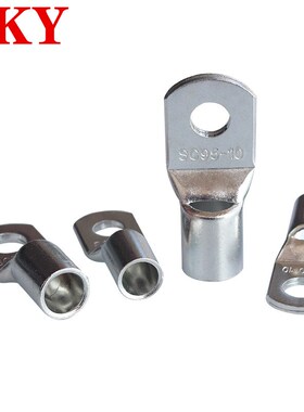 OKY 优惠SC铜鼻子接线端子欧式SC16-6窥口铜接线端头SC25-8铜线耳