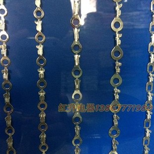 4.2圆形接线片 接线压线端子10000只1盘连带直带0.5B R型接线片