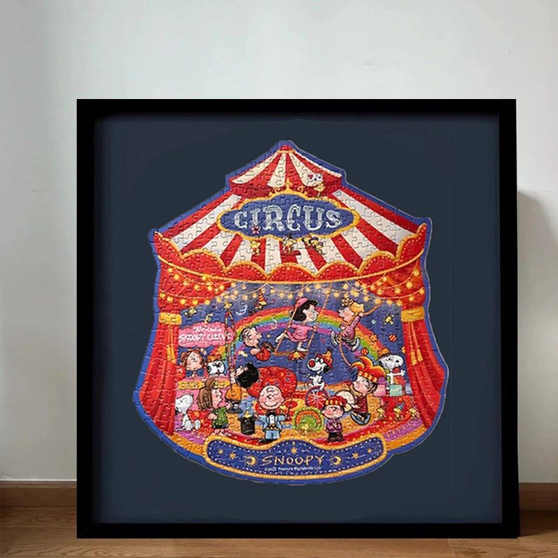 奇妙马戏团拼图框400片专属相框裱框35x38cm猫的天空之城拼图框,家居饰品,相框/画框,淘宝优惠券,粉丝福利购,淘宝优惠卷