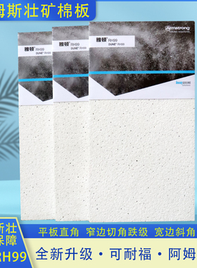 阿姆斯壮矿棉板雅顿RH99喷砂板600x600吸音悬吊式天花板装饰W3651