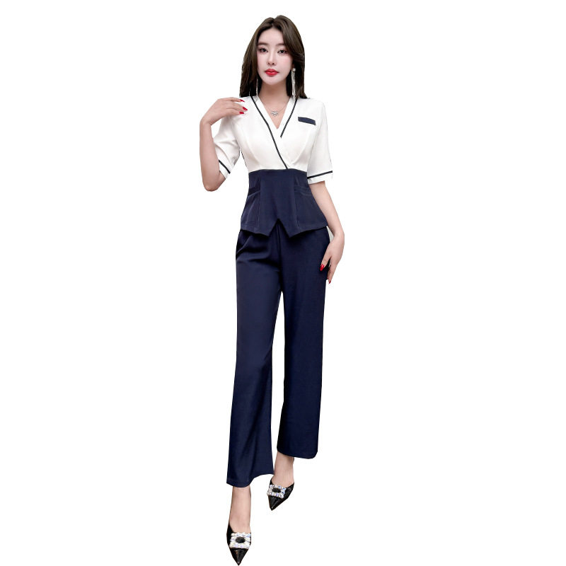 2026新款套装技师服按摩美容师空姐工衣女气质足道足浴足疗工作服