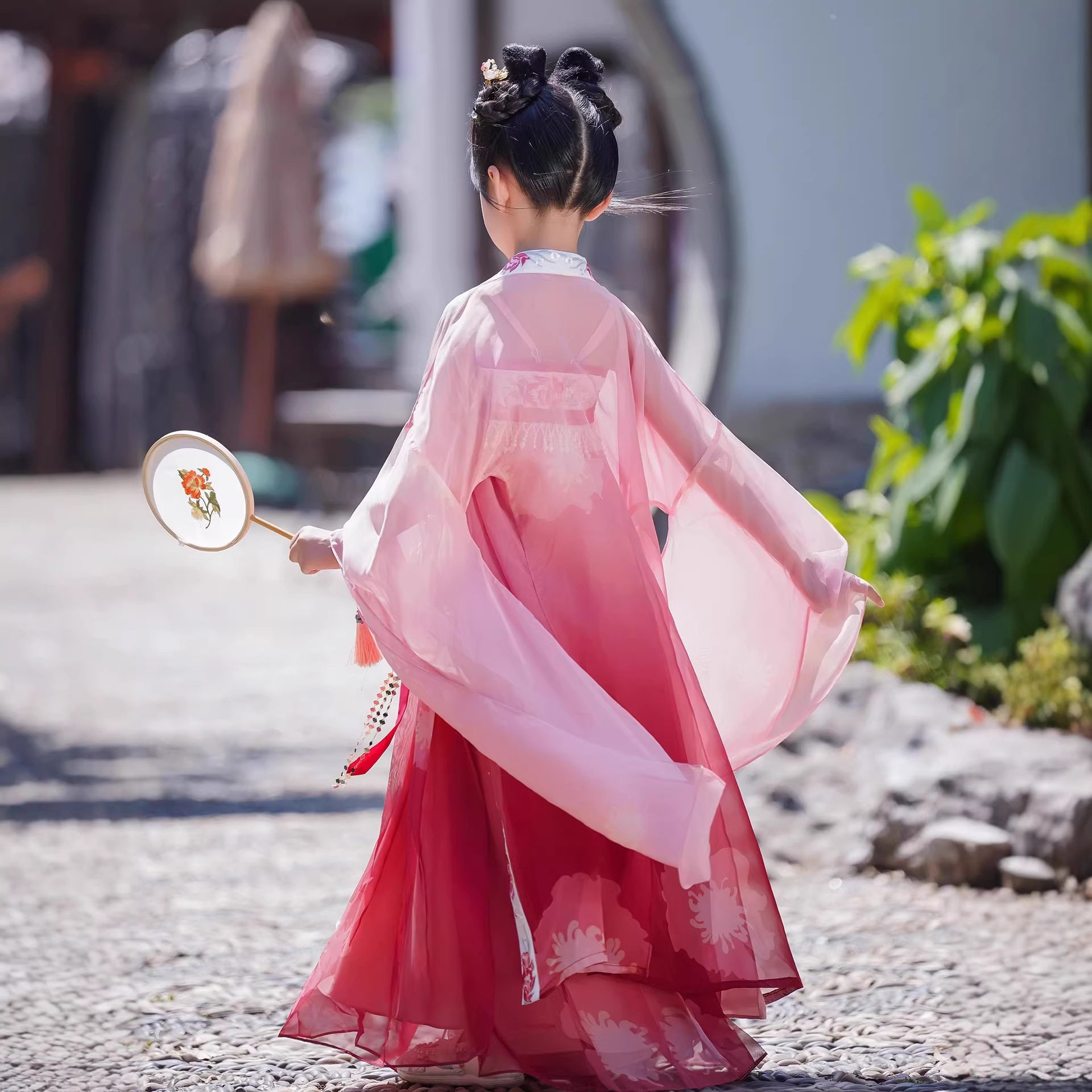 2026新款原创汉服女童古装中国风超仙儿童古风演出大袖衫日常套装