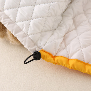 2026新款儿童夹棉外套冬季男童加棉加厚棉衣女童拼接小熊保暖