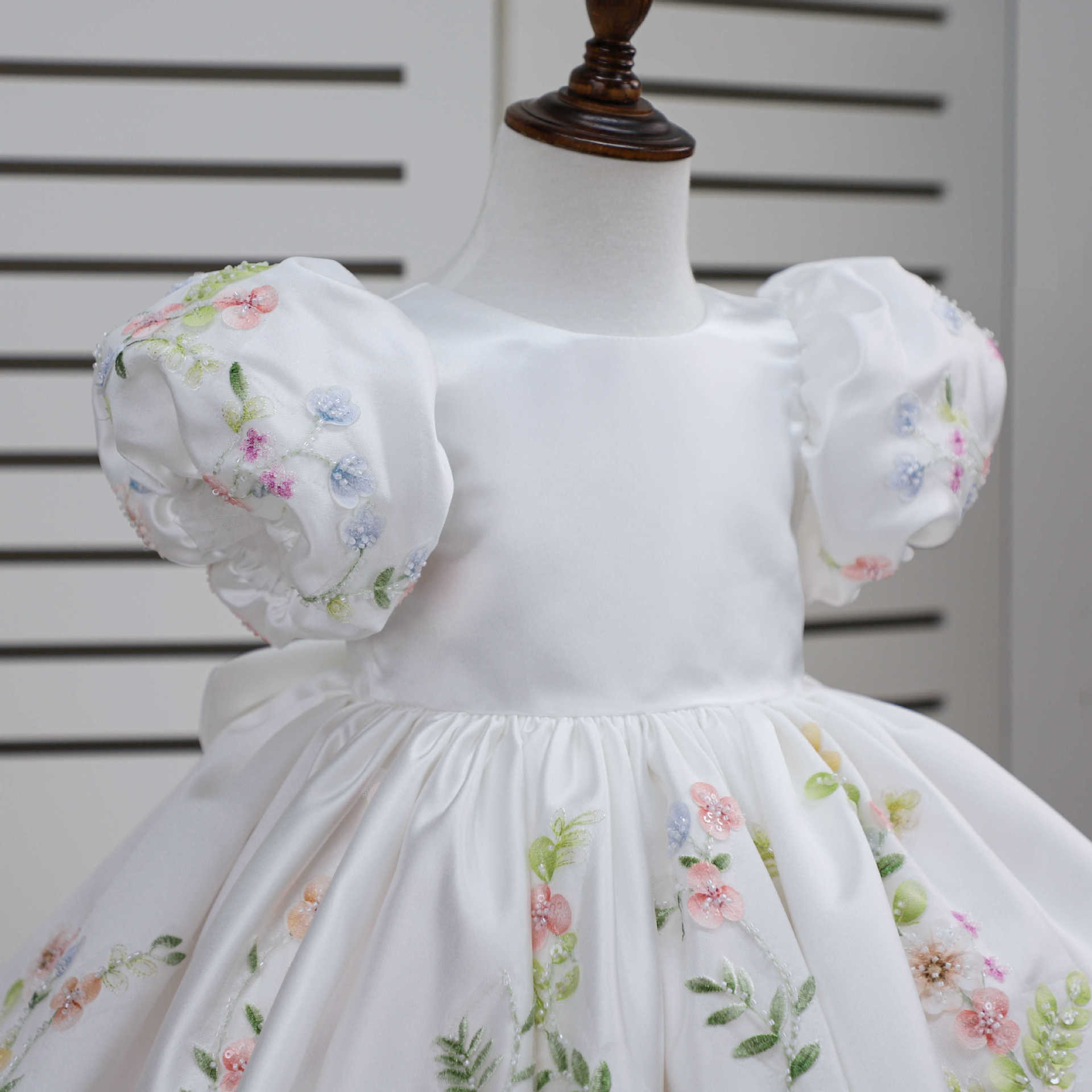 2026新款花仙子礼服裙女童舞会派对毕业典礼公主裙中小童手工贴花