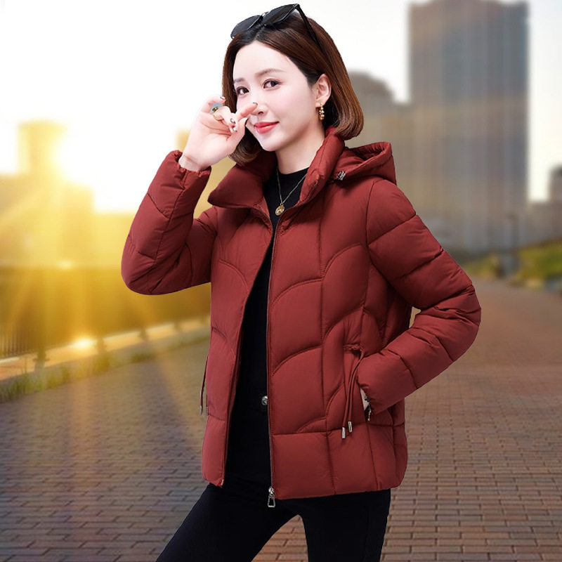 2026新款短款羽绒棉服棉衣女士冬季加厚保暖小个子妈妈装棉袄