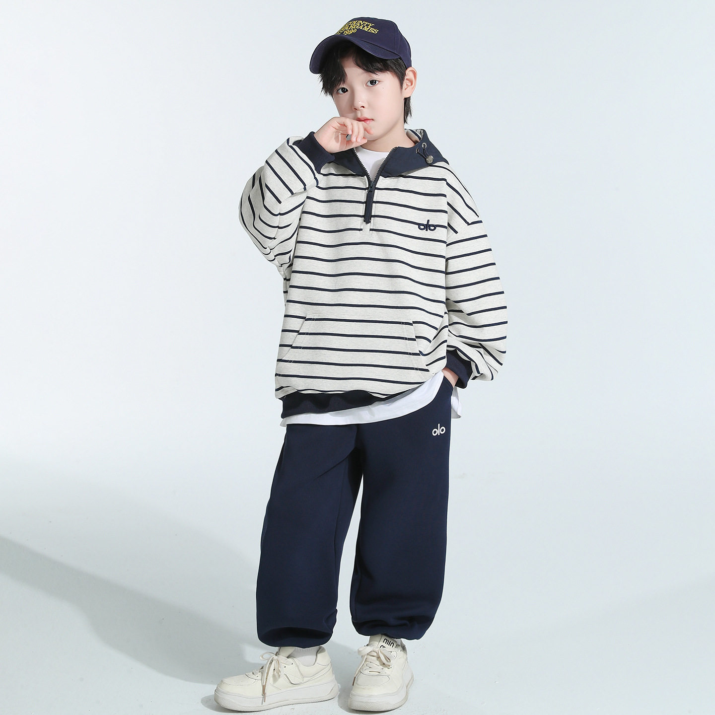 2026新款男童秋装套装运动卫衣加绒中大儿童装春秋款痞帅气时