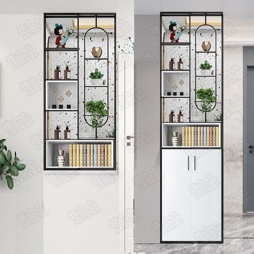 铁九九卫生间干区半墙隔断柜干湿洗手台池旁洗漱台浴室柜客厅定制