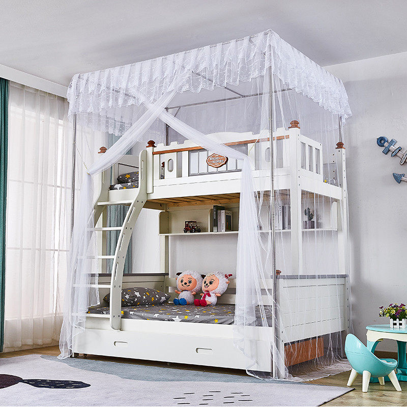 上下床蚊帐子母床双层床1.5m梯形家用一体高低床儿童上下铺1.2米,床上用品,蚊帐,淘宝优惠券,粉丝福利购,淘宝优惠卷