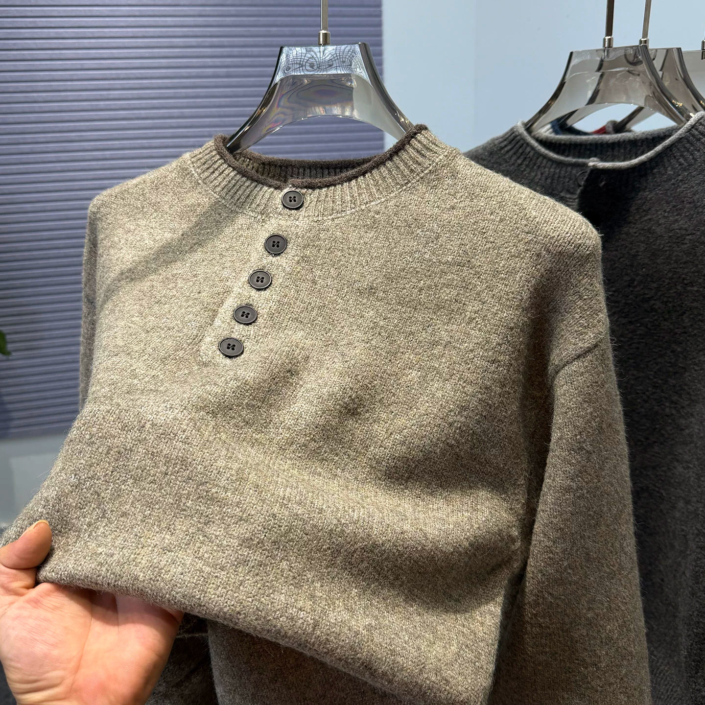 毛衣男2026新款冬季韩版上衣服潮