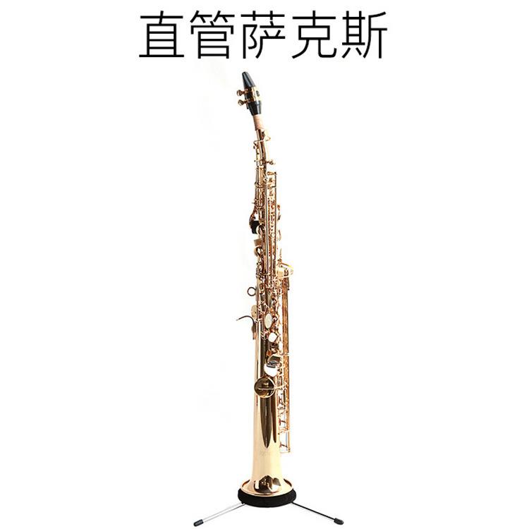 直管高音萨克斯,Bb调高音萨克斯SS-8100F直管高萨纯铜漆金
