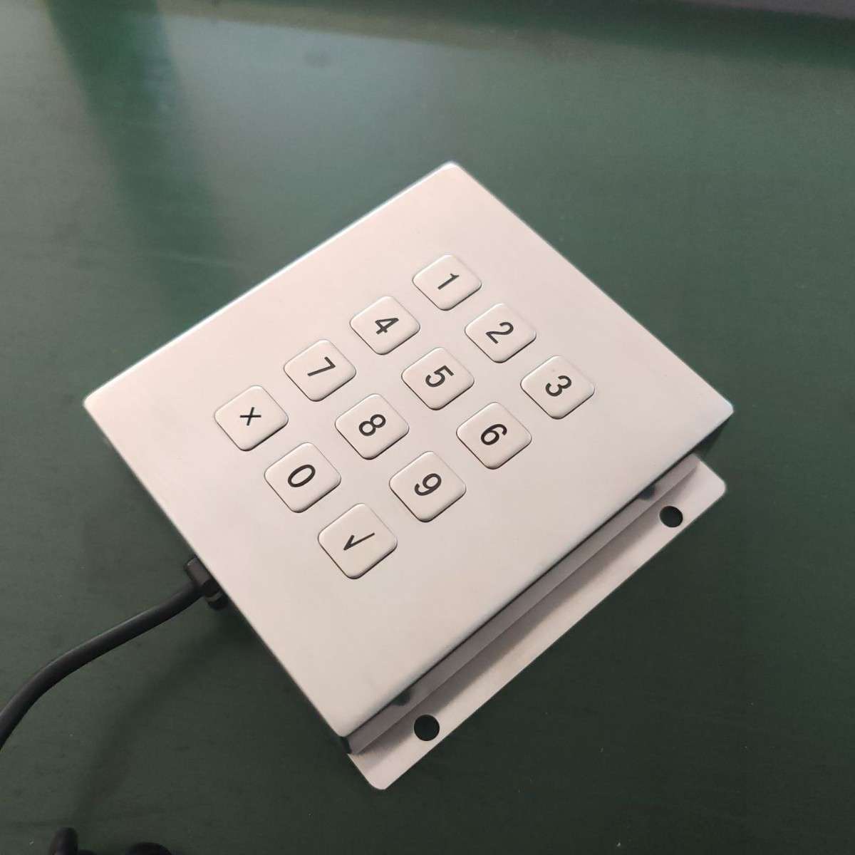 工业金属键盘门禁键盘矿用键盘12键按键防水防电防尘高端盒子键盘