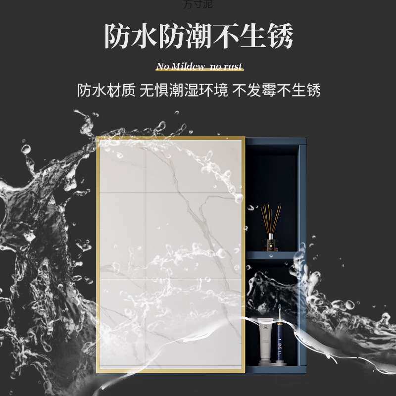 镜子挂墙浴室镜柜组合洗手间储物镜子卫生间挂墙式化妆镜子收纳厂