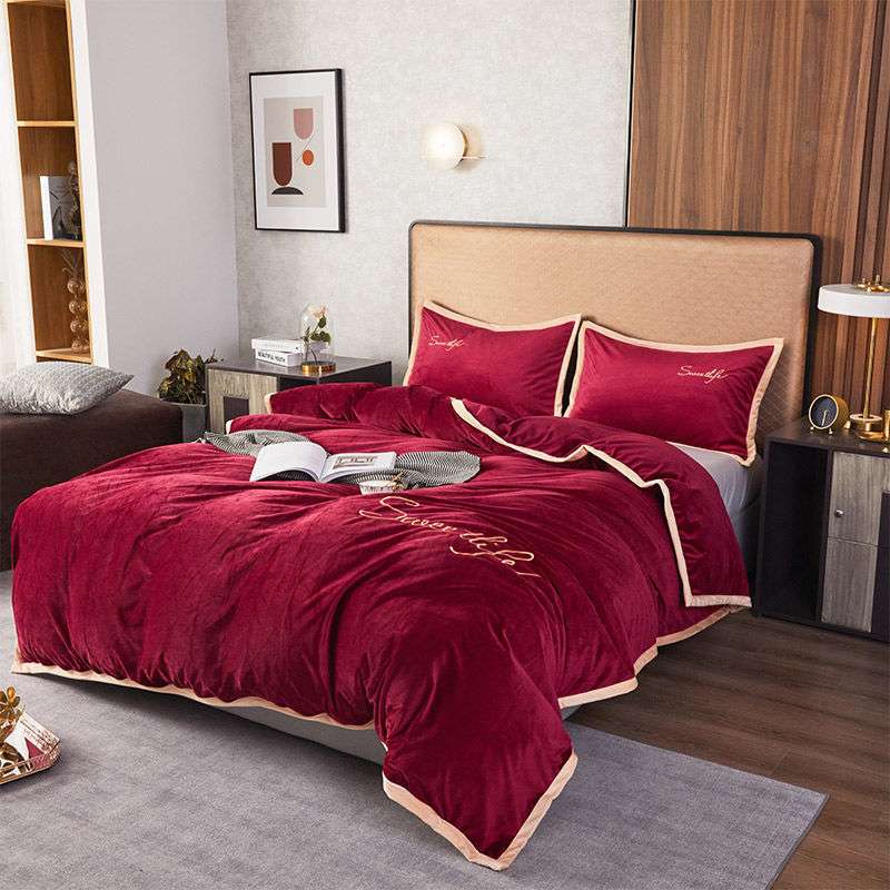 法莱绒被套单件冬季加厚保暖绒被套被子外套被罩珊瑚绒水晶绒法兰