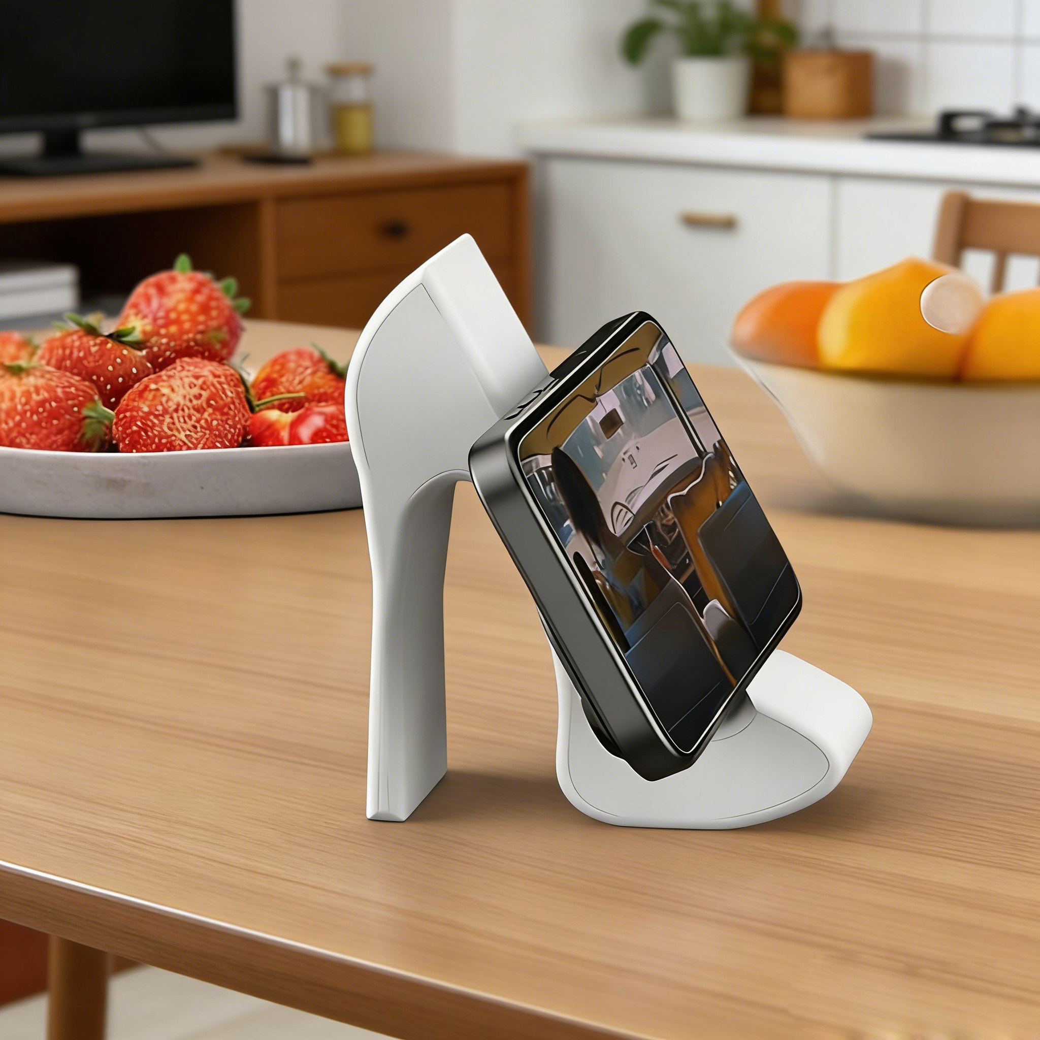 高跟鞋手机支架3D打印创意摆件高颜值桌面摆件礼物送女友生日神器