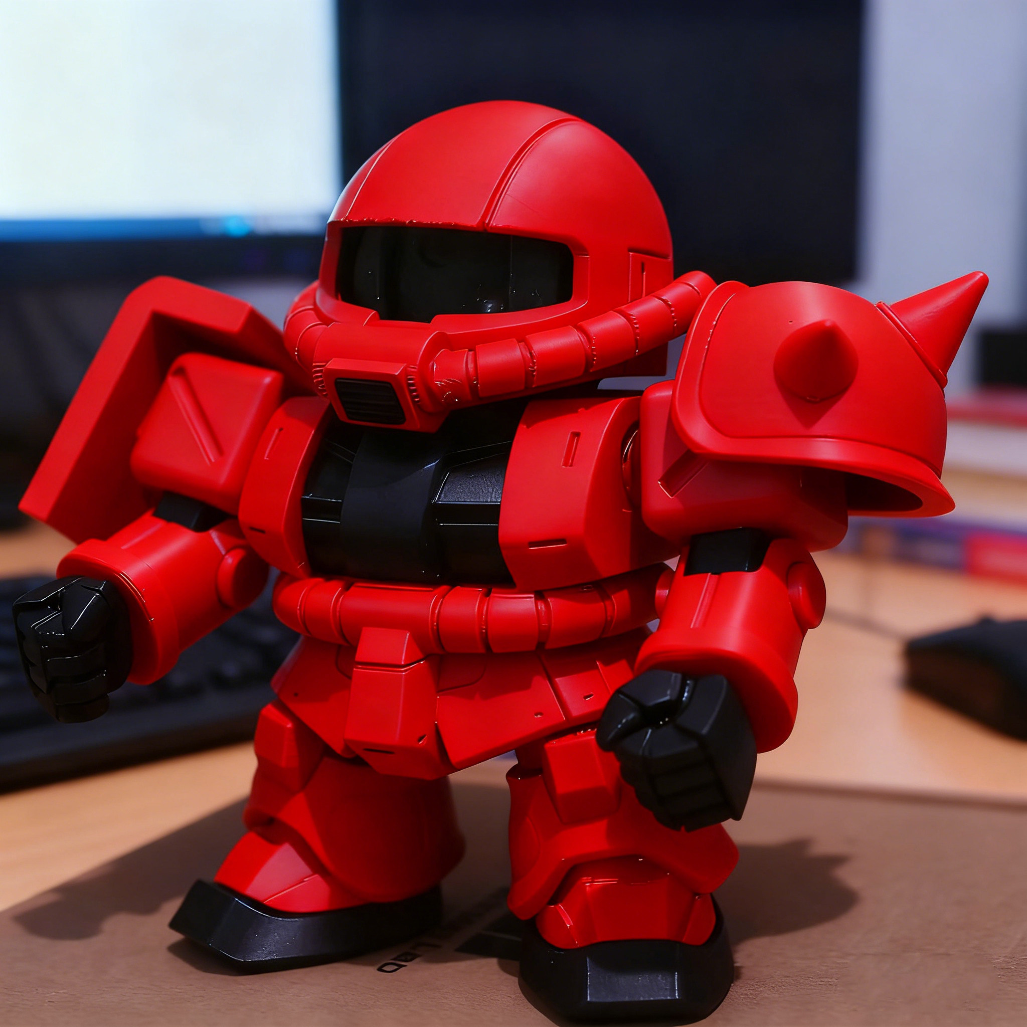 高达扎古拼装模型3D打印适用小米234智能监控云台外壳保护摄像头