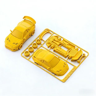 丰田Supra MK4 3D打印汽车模型1比64拼装模型买1送1益智解压玩具