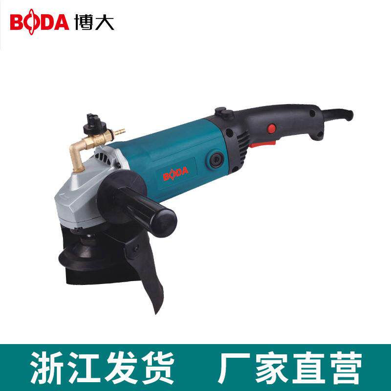 博大无刷水磨机大功率大理石瓷砖地砖石材抛光机手提注水式角磨机