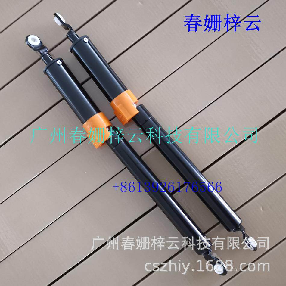 自锁带黄色保护套安全锁叉车跑步机用气弹簧液压支撑杆