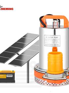 H直流泵2寸12v24v36v48v60v72v高扬程大流量太阳能水泵SOLAR PUMP