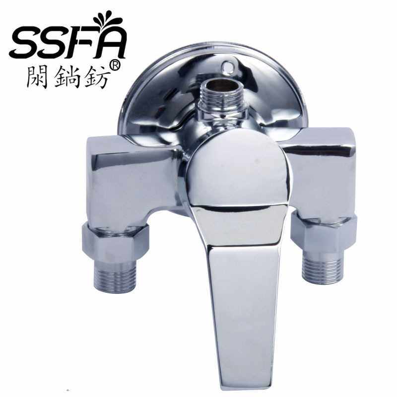 三角阀明装冷热淋浴龙头混水阀铜体洗澡分水器水龙头直销,家装主材,浴缸龙头/淋浴龙头,淘宝优惠券,粉丝福利购,淘宝优惠卷