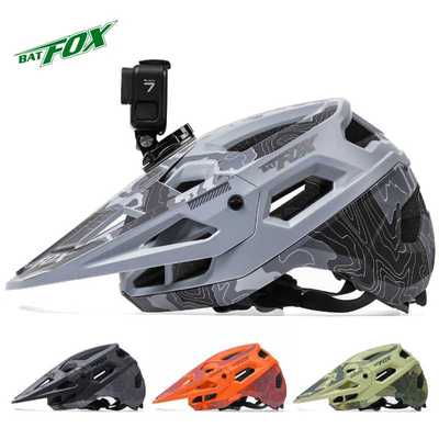 BATFOX自行车头盔MTB山地车一体单车越野滑板头盔安全帽LA302-1