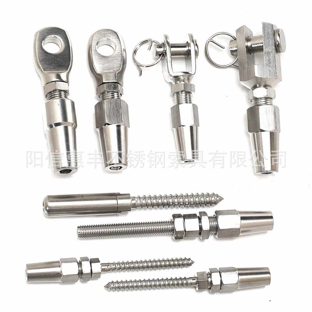 品质快插式钢丝绳接线器 两瓣式快速接头 花兰螺丝  护栏楼杆,五金/工具,螺钉,淘宝优惠券,粉丝福利购,淘宝优惠卷