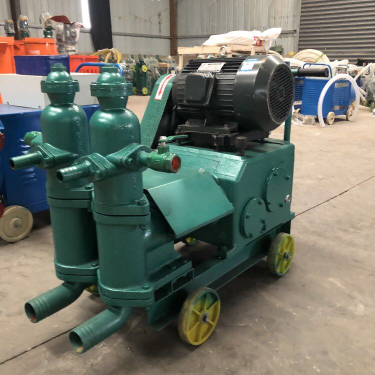 UB-6双缸注浆机活塞式水泥注浆泵建筑工程用电动泥浆泵小型灌浆机